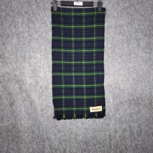 Highlands 100 Pure New Wool Scarf Made in Scotland Tartan Plaid Fringe